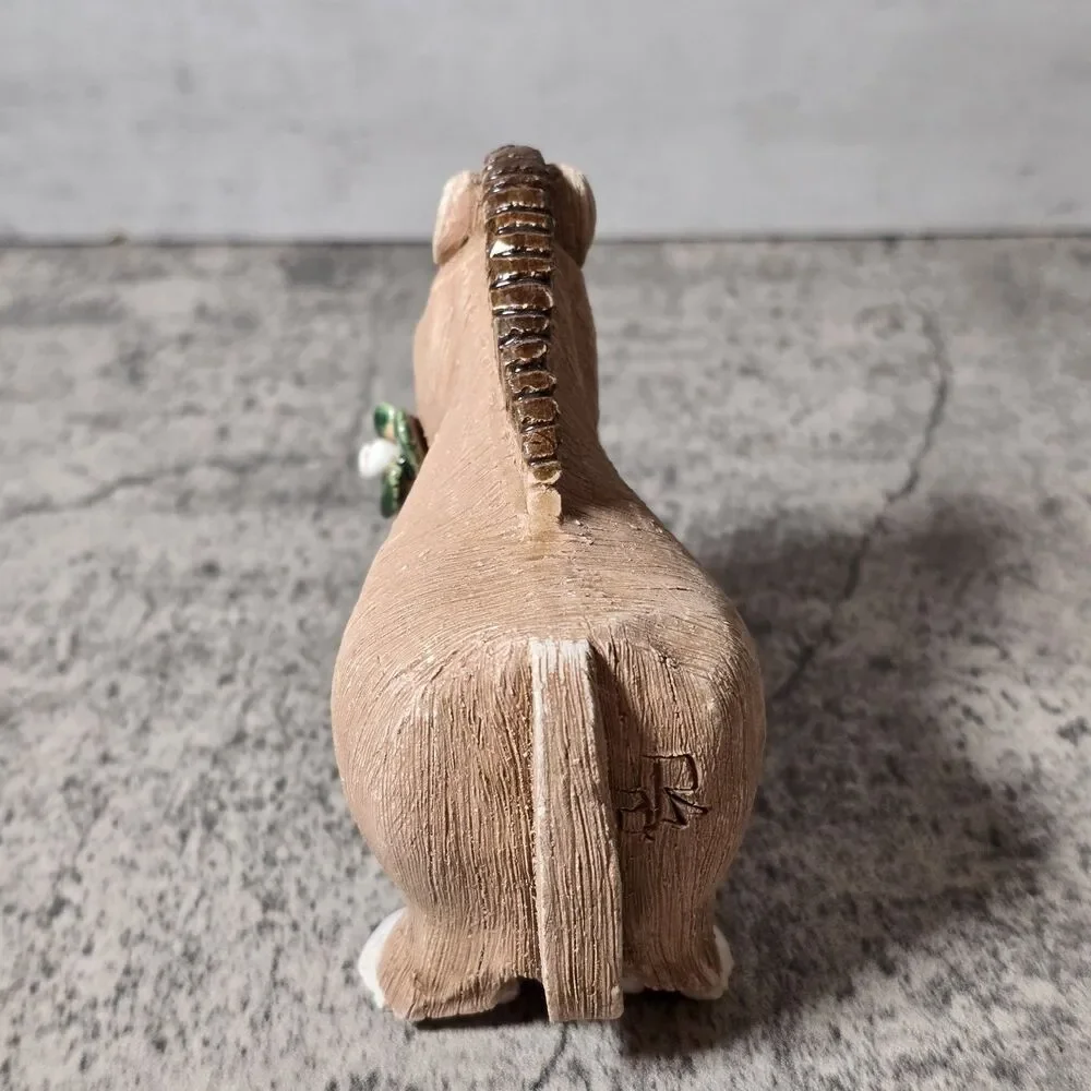 VTG Phallic Artesania Rinconada Horse Flower in Mouth Donkey Mule Retired Kitsch